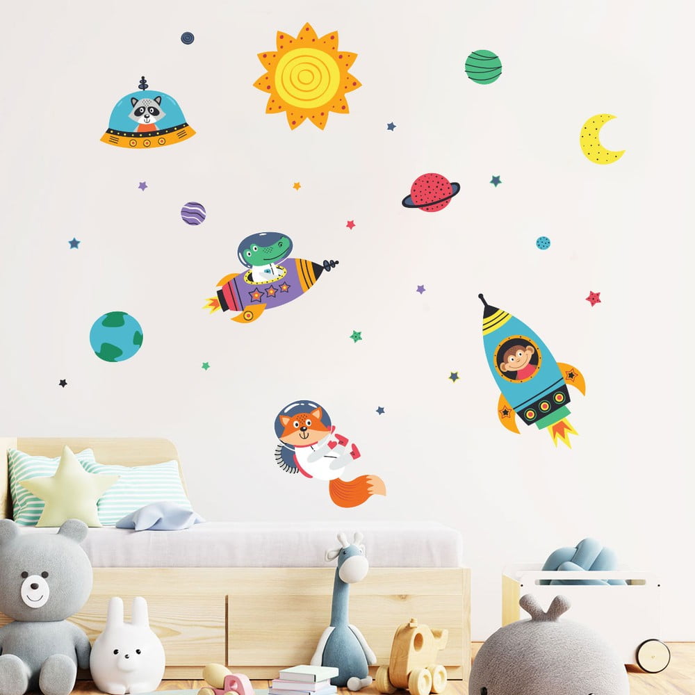 Autocolante de perete pentru camera copiilor Ambiance Space Ambiance imagine 2022