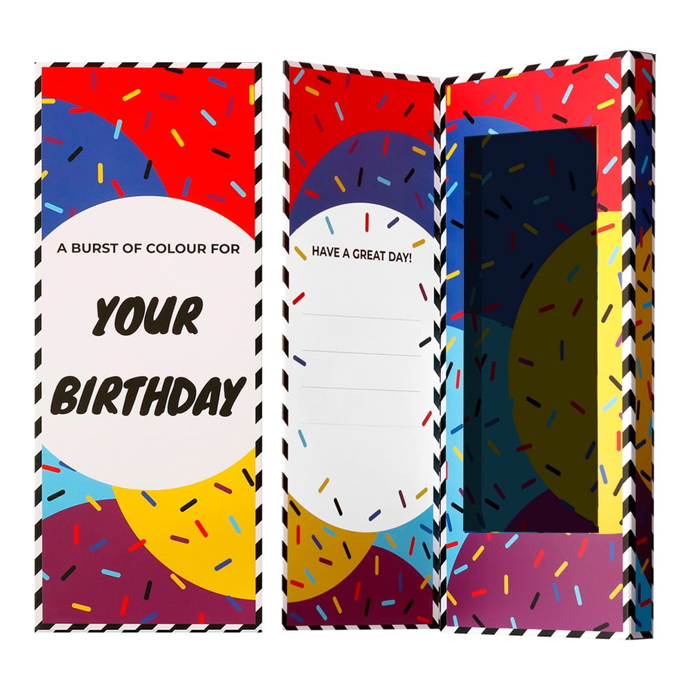 Cutie de cadou pentru șosete Ballonet Socks Happy Birthday Socks Card Ballonet Socks