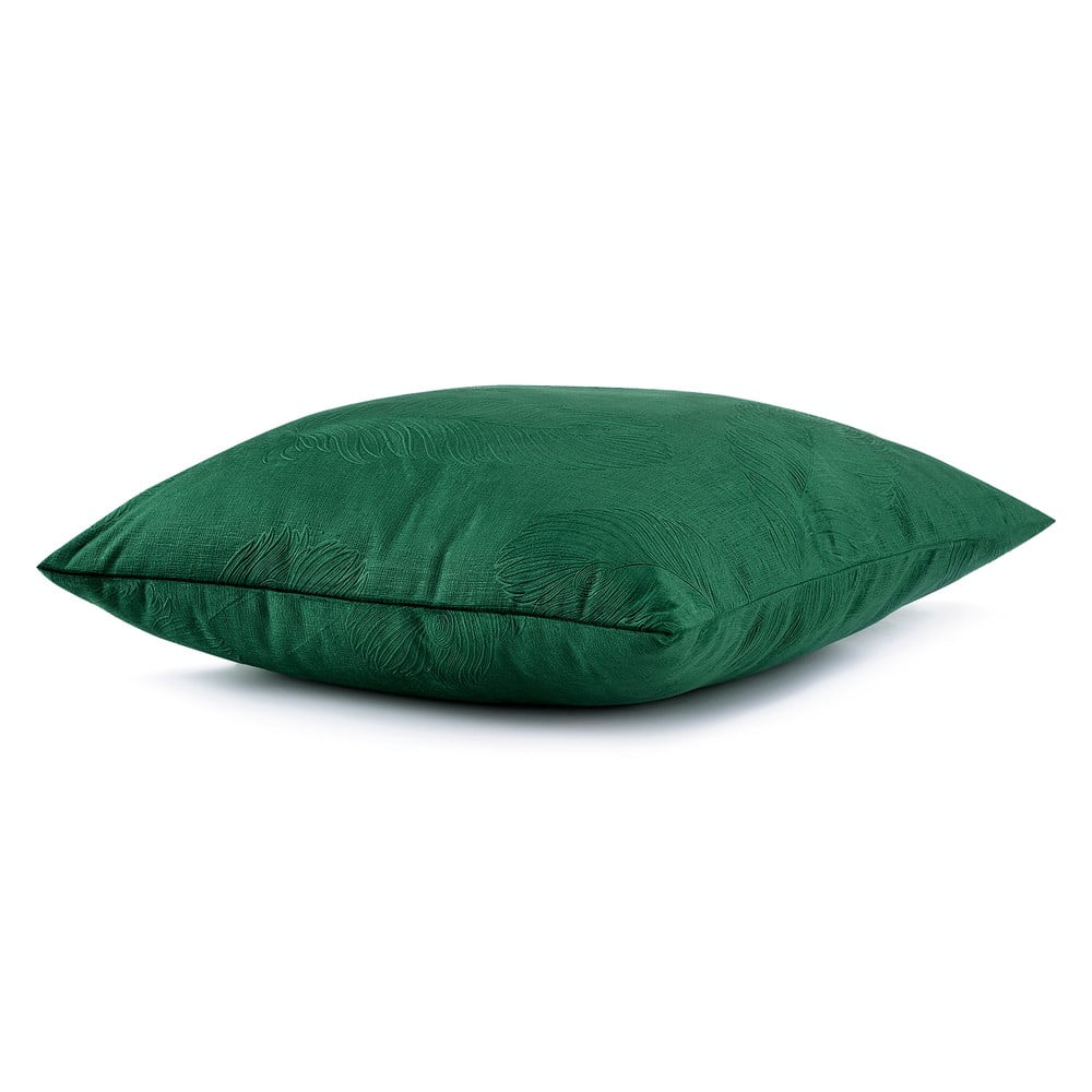 Set 2 fețe de pernă cu suprafață de catifea AmeliaHome Peacock, 45 x 45 cm, verde