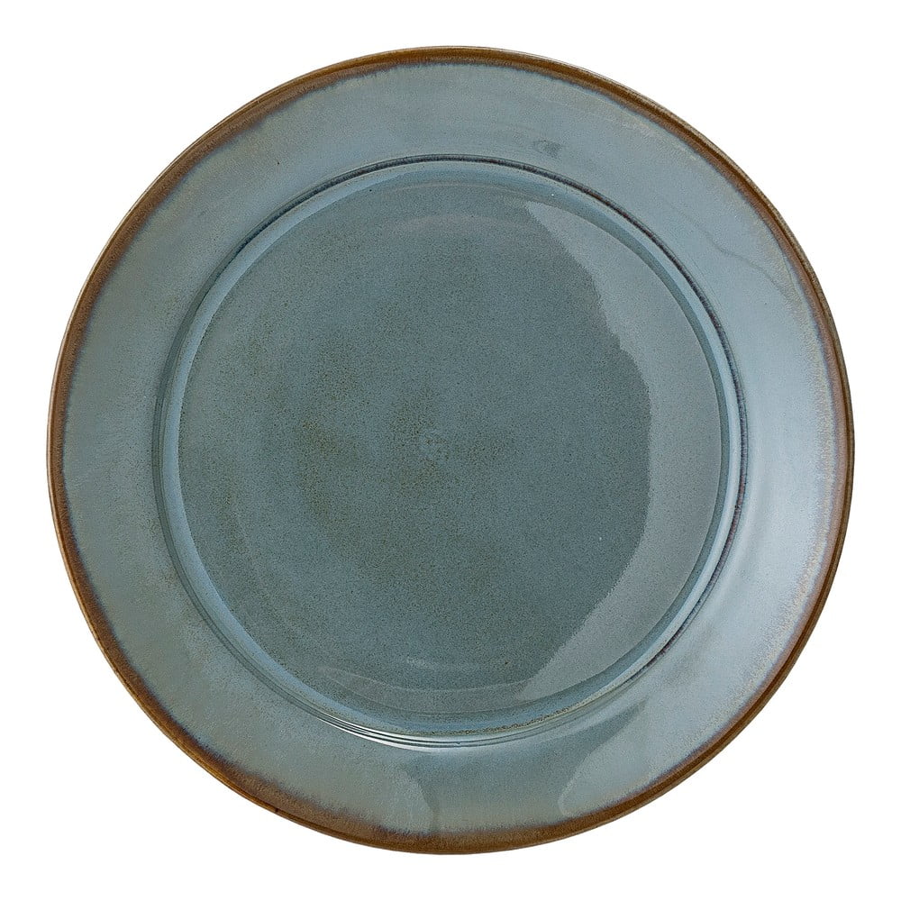 Poza Farfurie din gresie ceramica Bloomingville Pixie, Ã¸ 28 cm, verde