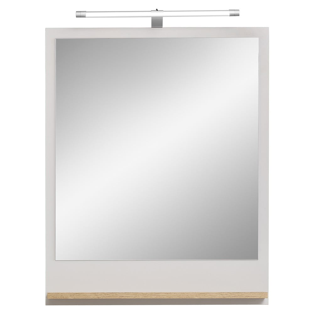 Oglindă de perete cu led/cu raft 60x74,5 cm Quickset 966 – Pelipal