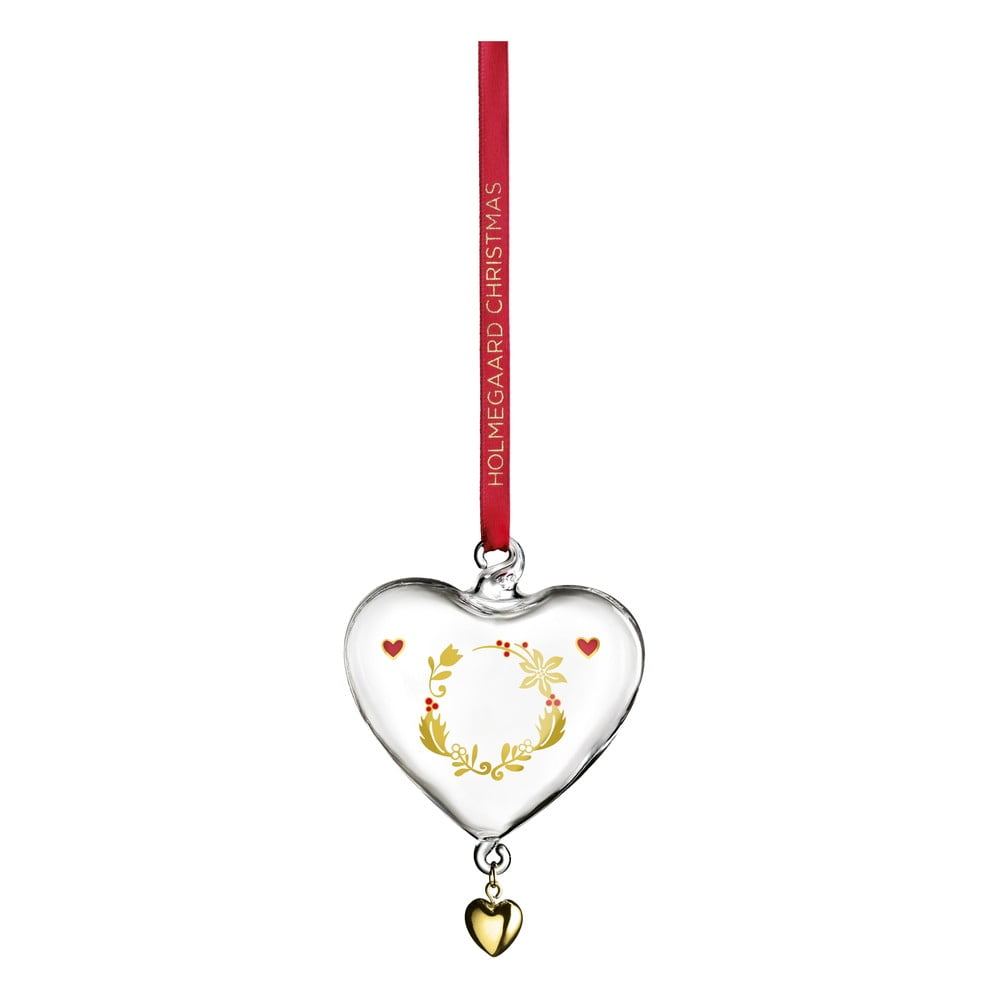 Ornament de Crăciun din sticlă Heart – Holmegaard