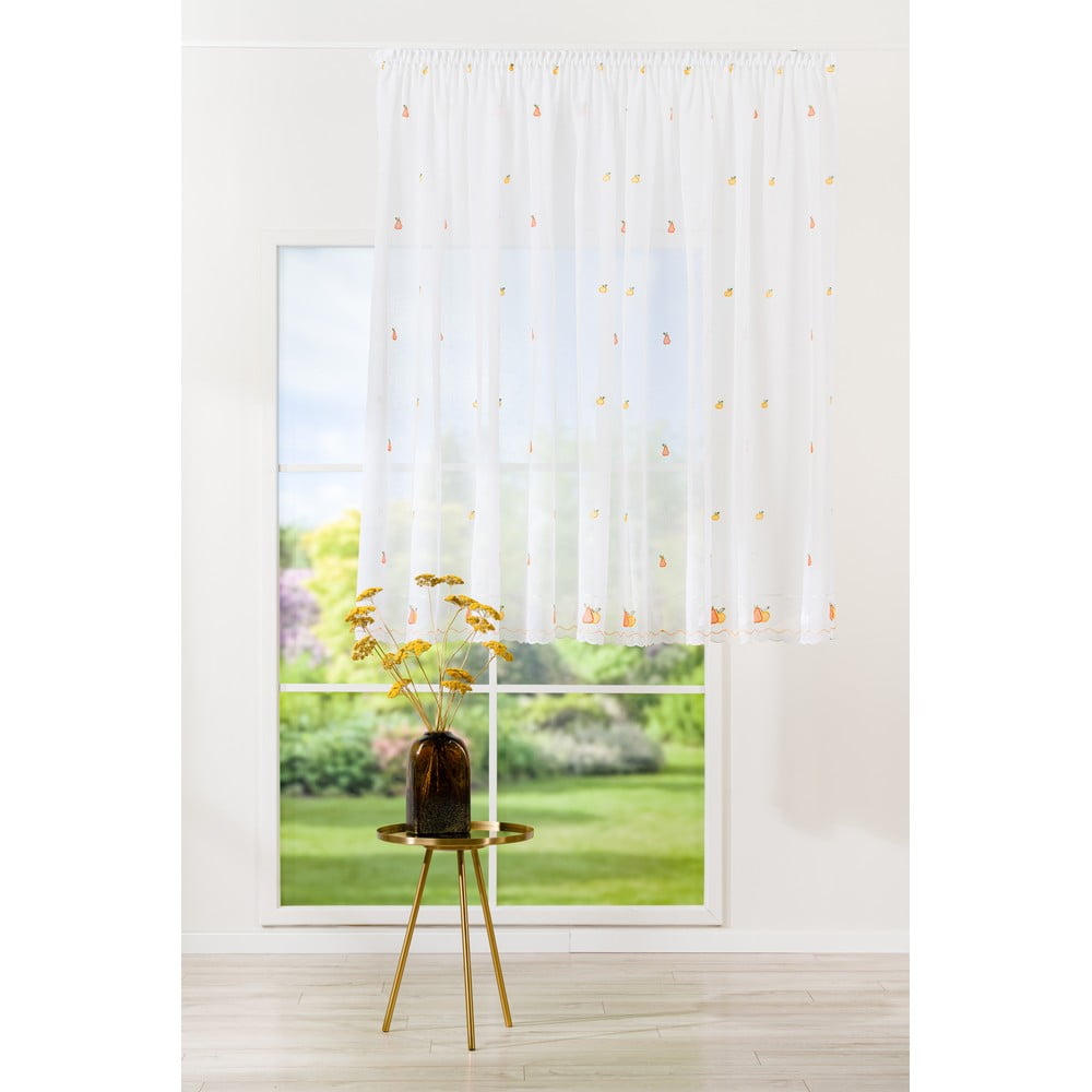 Perdea albă 300x160 cm lorrie – mendola fabrics