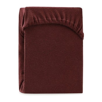 Cearșaf elastic pentru pat dublu ameliahome ruby siesta, 180-200 x 200 cm, maro