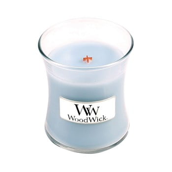 Lumânare cu parfum de in, iasomie și trandafir woodwick, 20 ore
