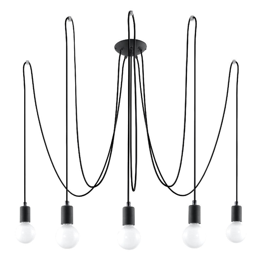 Lustra neagra 300x300 cm Spider - Nice Lamps