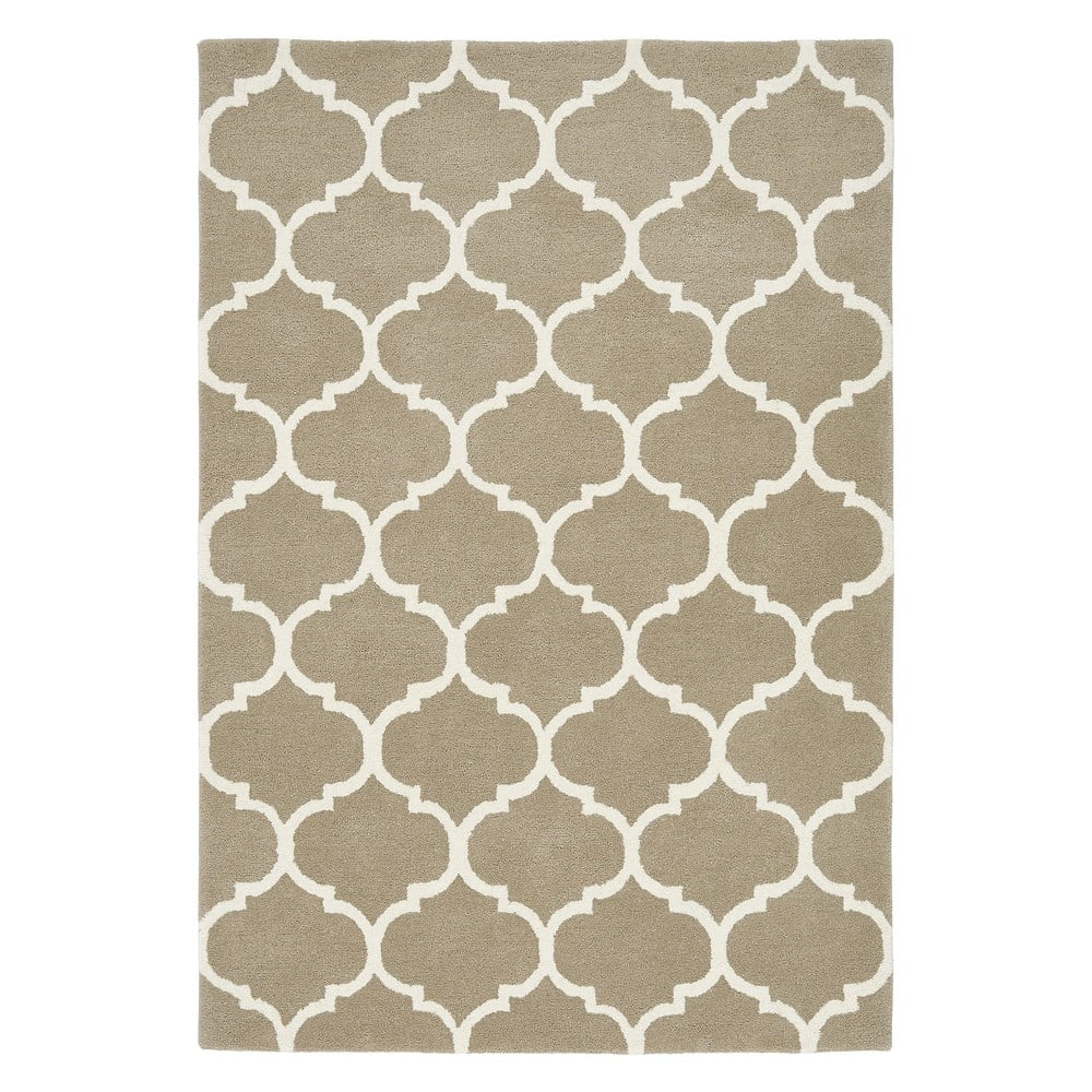 Covor maro deschis handmade din lână 160x230 cm Albany – Asiatic Carpets