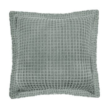 Pernă decorativă din bumbac tiseco home studio waffle, 45 x 45 cm, verde