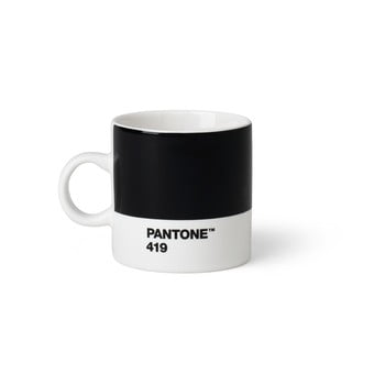 Cană Pantone Espresso, 120 ml, negru poza bonami.ro