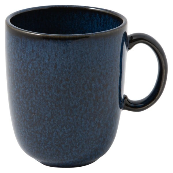 Cană din gresie ceramică Villeroy & Boch Like Lave, 400 ml, albastru închis