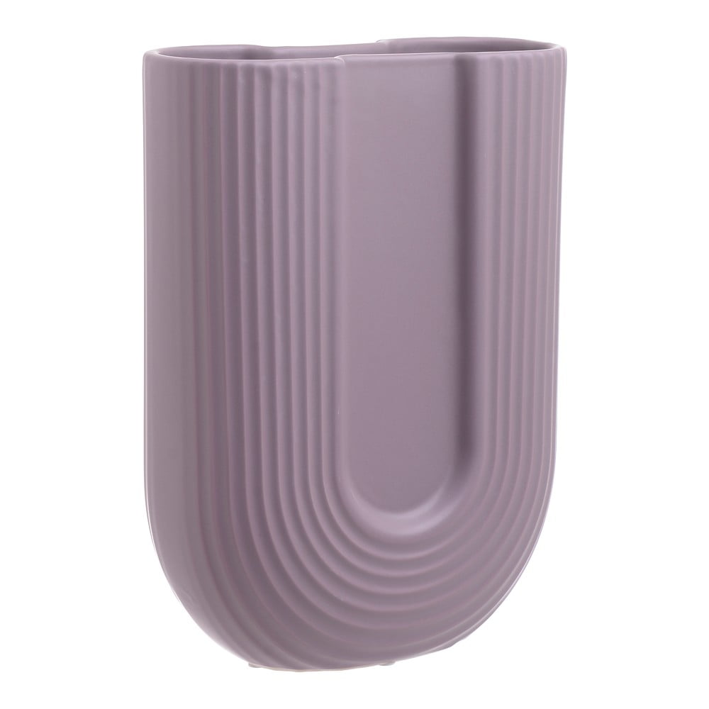 Vază din ceramică InArt Elegant, înălțime 24 cm, mov