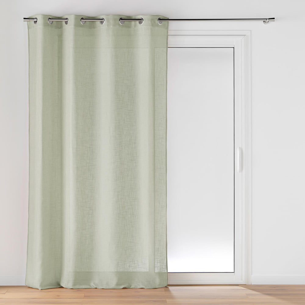 Perdea verde 140x280 cm Cloris – douceur d\'intérieur