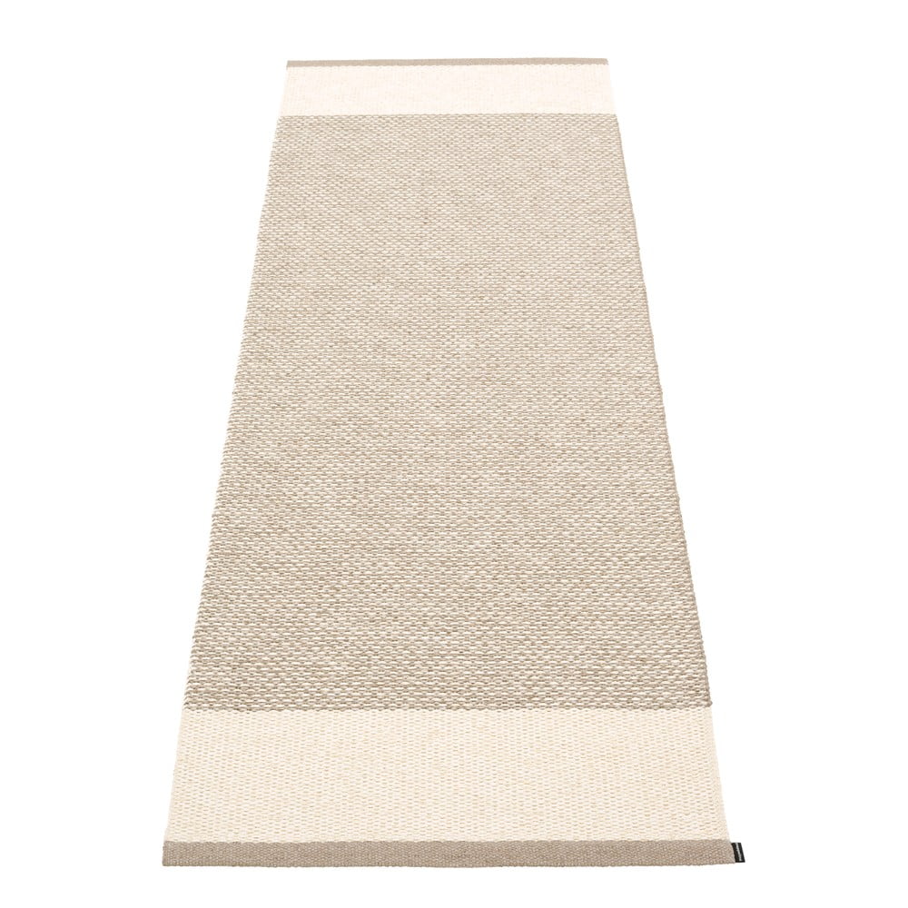 Covor tip traversă pentru interior și exterior bej 70x200 cm Edit Mud Vanilla – Pappelina