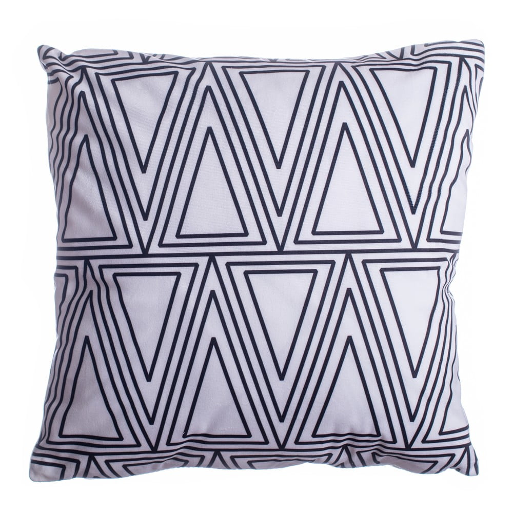 Pernă decorativă albă-neagră 45x45 cm - jahu collections