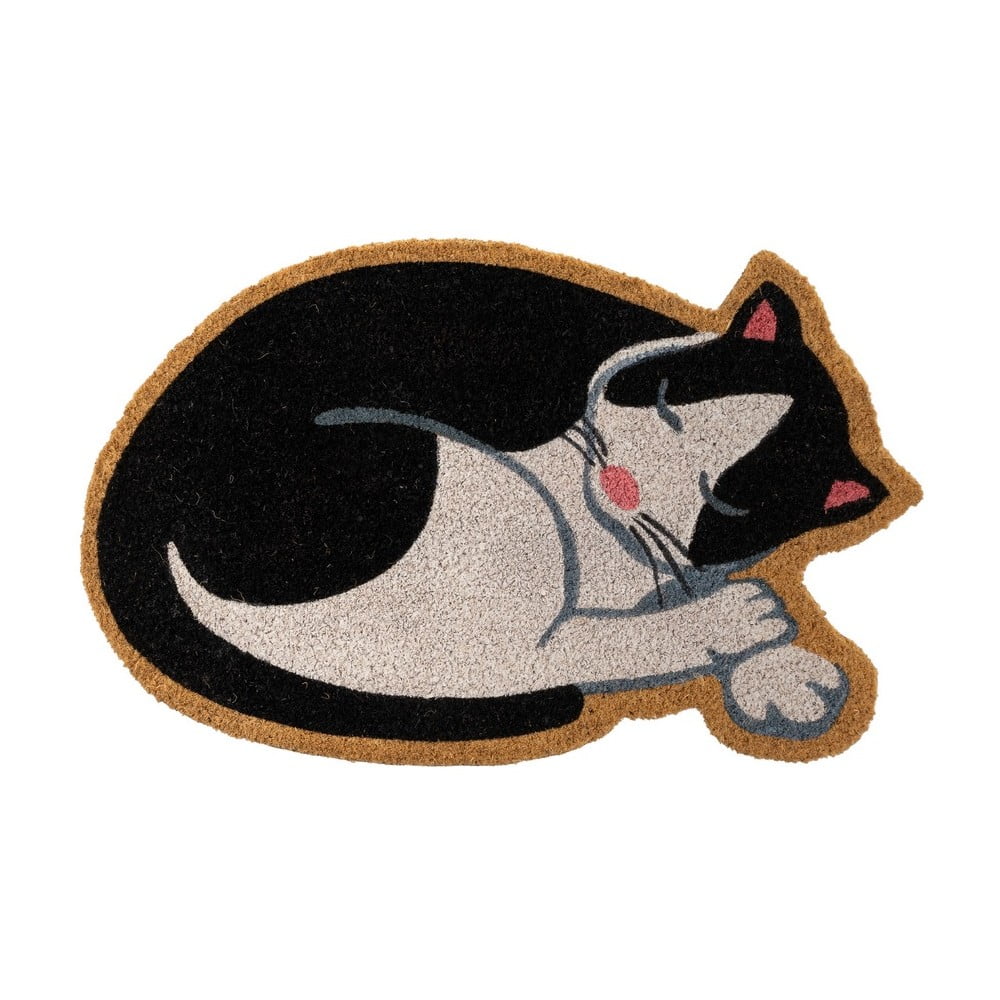 Covoraș de intrare din fibre de nucă de cocos 40x60 cm Cat – Casa Selección