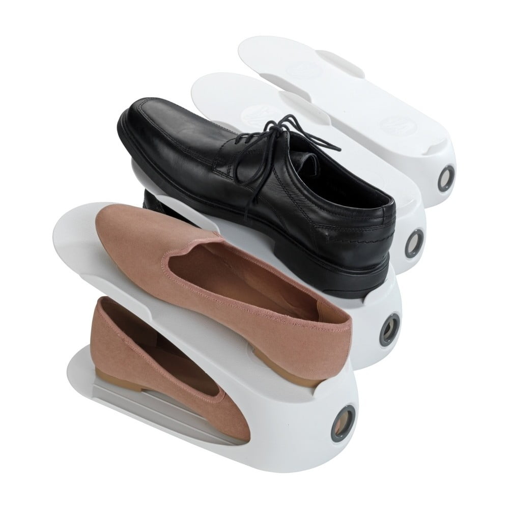 Suport pentru 4 perechi de pantofi Wenko Smart, alb bonami.ro