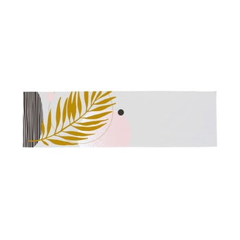 Napron din bumbac pentru masă butter kings terracotta leaf