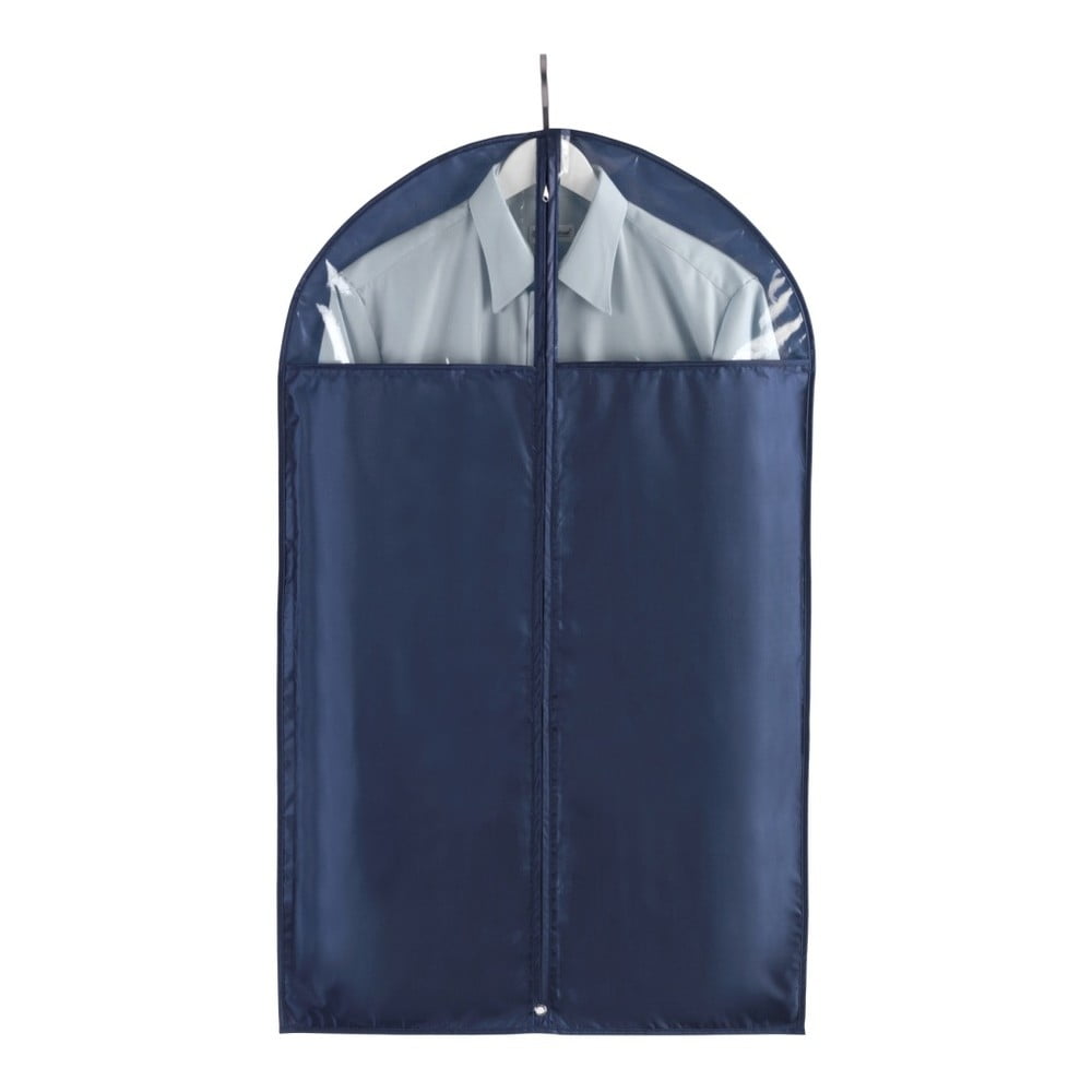 Husă protecție haine Wenko Business, 100 x 60 cm, albastru bonami.ro