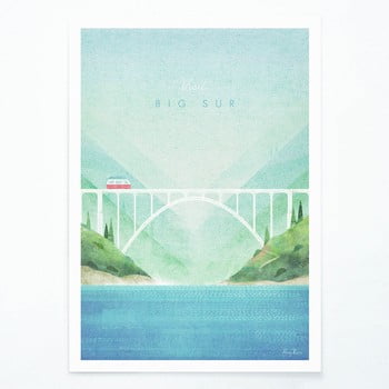 Poster travelposter big sur, a3