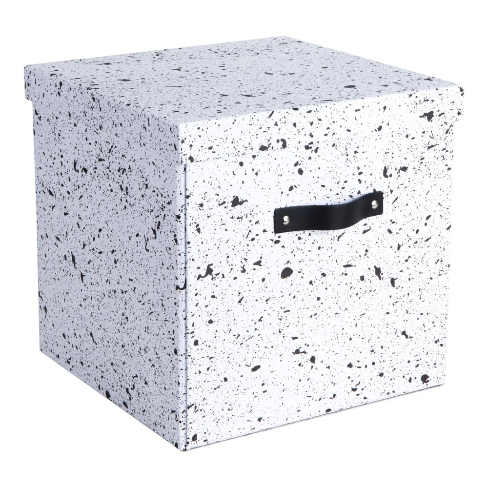 Cutie de depozitare Bigso Box of Sweden Logan, negru-alb Bigso Box of Sweden imagine 2022