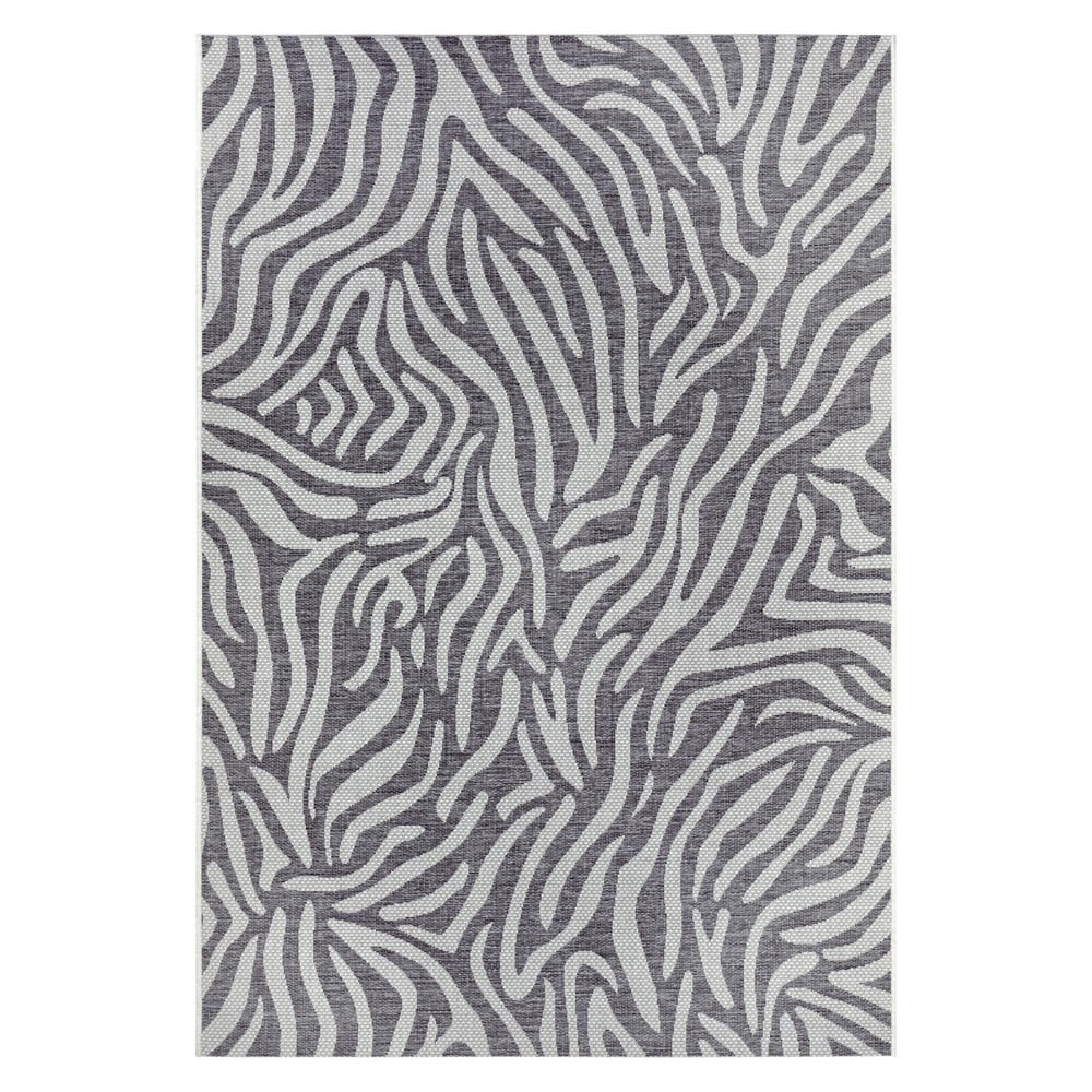 Covor adecvat pentru exterior northrugs cebra, 140 x 200 cm, gri - bej