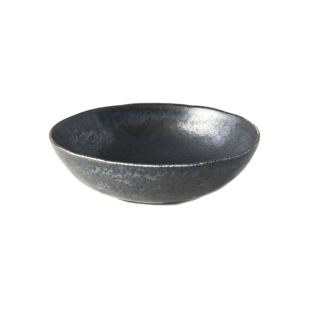Bol oval din ceramică MIJ BB, ø 17 x 15 cm, negru BB pret redus