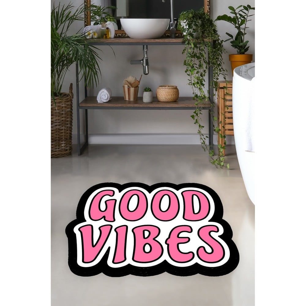 Covoraș de baie roz 60x100 cm powder – foutastic