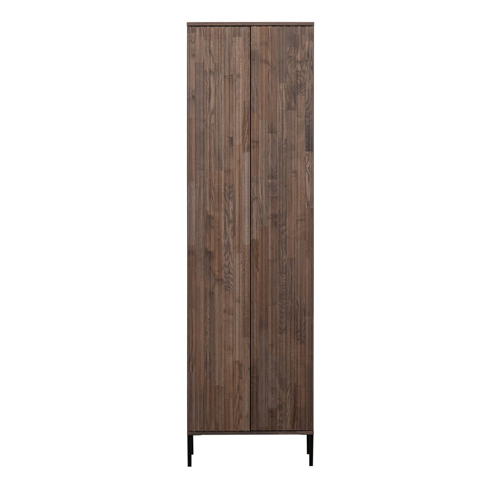 Dulap maro din lemn de frasin 60x210 cm Gravure – WOOOD