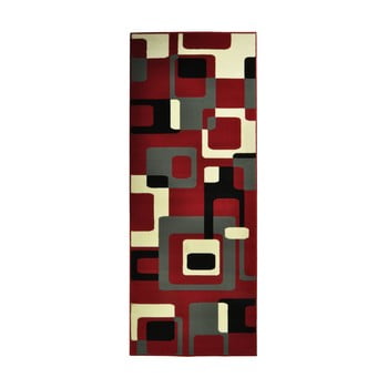 Covor hanse home hamla retro, 80 x 300 cm, roșu