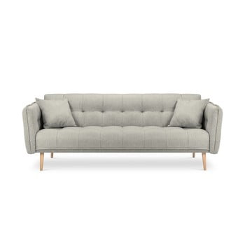 Canapea extensibilă mazzini sofas canna, gri deschis