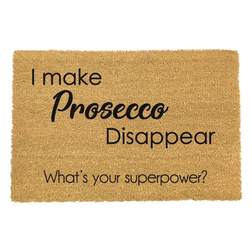 Covoraș intrare din fibre de cocos Artsy Doormats I Make Prosecco Disappear, 40 x 60 cm Artsy Doormats imagine 2022
