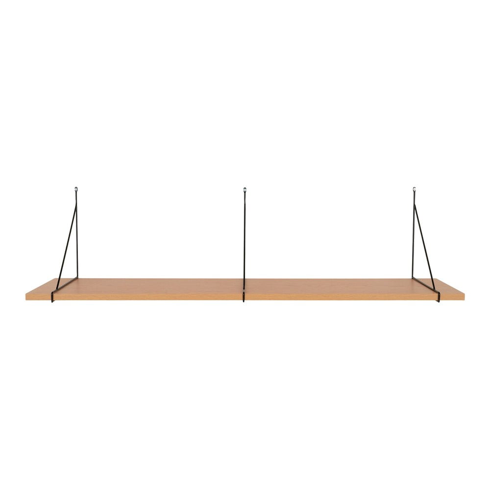 Raft în culoare naturală cu aspect de lemn de frasin 120 cm Chiba – House Nordic