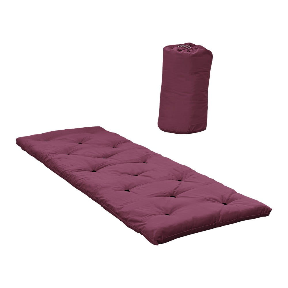 Saltea futon roșie 70×190 cm Bed In a Bag Bordeaux – Karup Design 70x190