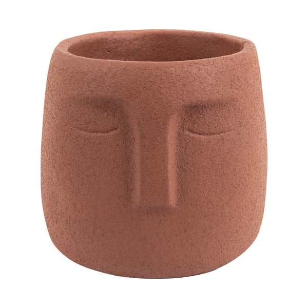 Ghiveci din ceramică PT LIVING Face, ø 12,5 cm, maro
