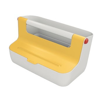 Cutie portabilă cu organizator leitz cosy, galben