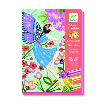 Set artistic pentru șablare djeco magical fairies