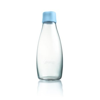 Sticlă retap, 500 ml, albastru deschis
