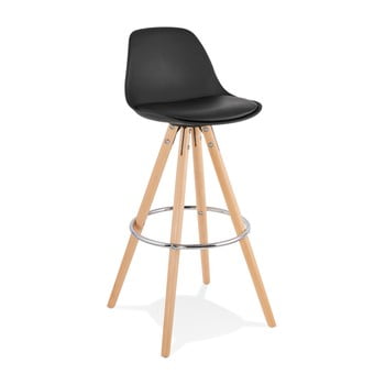 Scaun de bar kokoon anau, înălțime 74 cm, negru