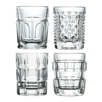 Set 4 pahare tărie la rochére assortis, 60 ml