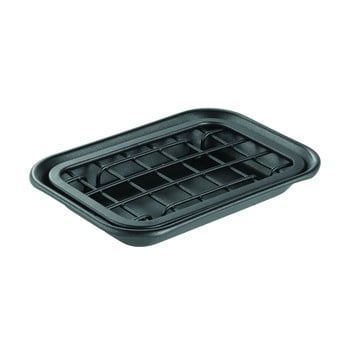 Săpunieră idesign gia, 17 x 12 cm, negru