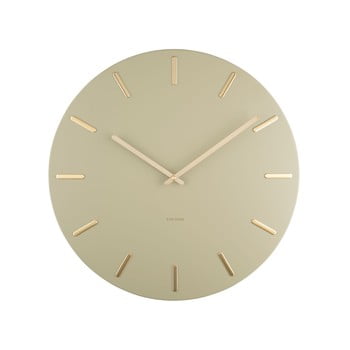 Ceas de perete karlsson charm, ø 45 cm, verde măsliniu