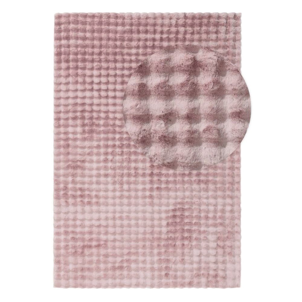 Covor roz lavabil 160x230 cm Bubble Pink – Mila Home