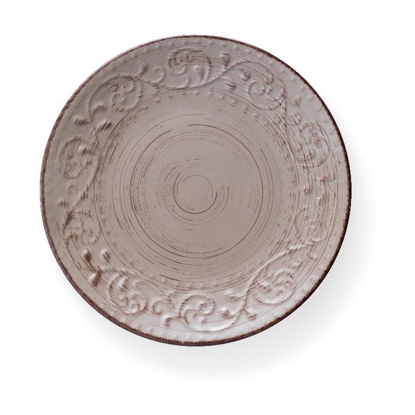 Farfurie din ceramică Brandani Serendipity, ⌀ 27,5 cm, maro