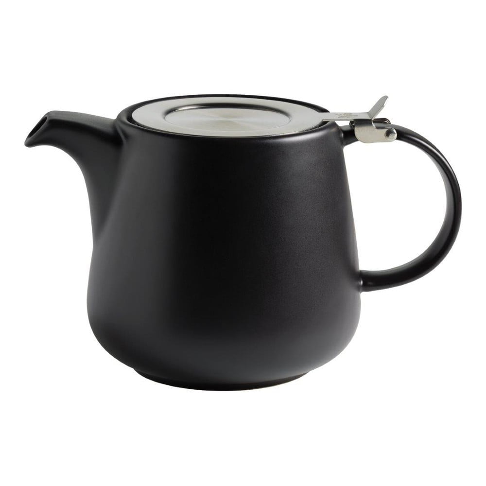 Ceainic din porțelan cu strecurătoare Maxwell & Williams Tint, 1,2 l, negru bonami.ro