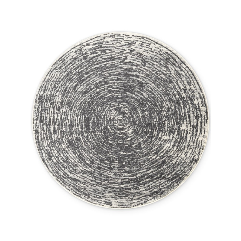 Covor gri-crem rotund ø 160 cm Gloria Cavallo – Hanse Home