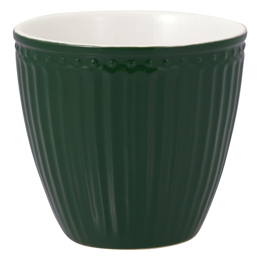  Cană verde din gresie 0,35 l Alice - Green Gate 