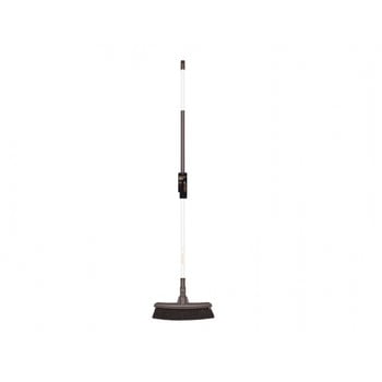 Mătură din metal cu mâner pentru terasă fiskars, alb
