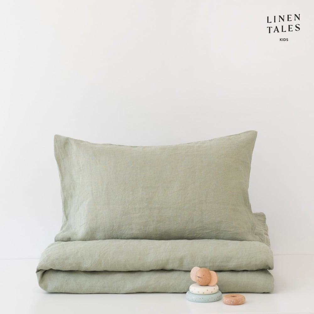 Lenjerie de pat pentru copii din in pentru pătuț 100×140 cm – Linen Tales 100x140 imagine noua