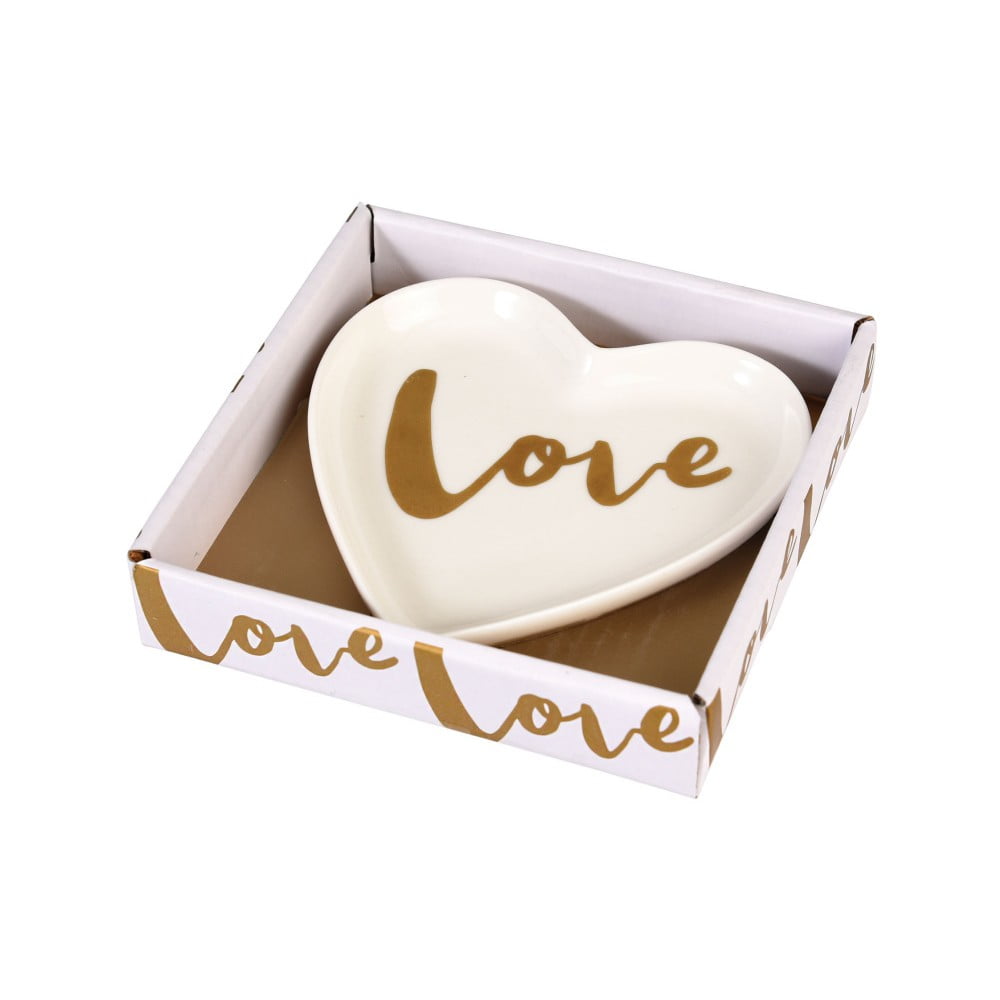 Farfurie decorativă din porțelan Rex London Love Heart bonami.ro imagine 2022