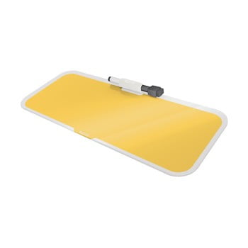 Tablă din sticlă pentru notițe leitz cosy, galben
